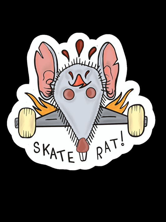 Skate Rat Sticker