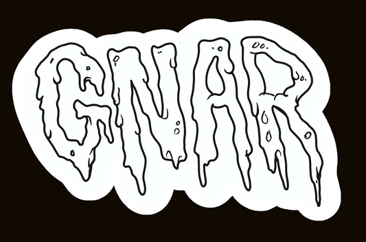 Gnar Sticker.