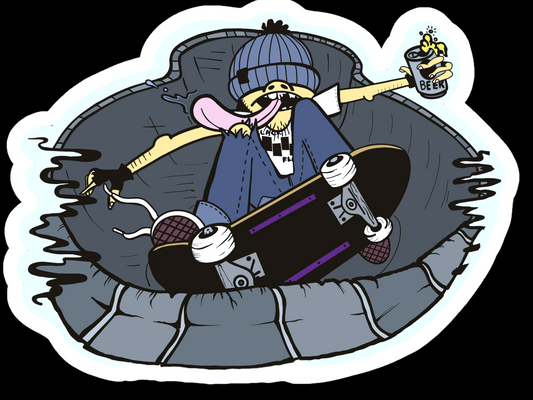 Bowl Ripper Sticker.