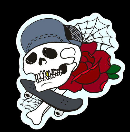 Skate or Die Sticker.