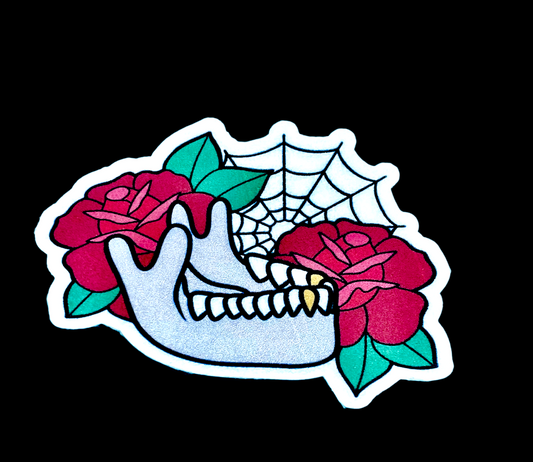 Jaw Bone Sticker. T