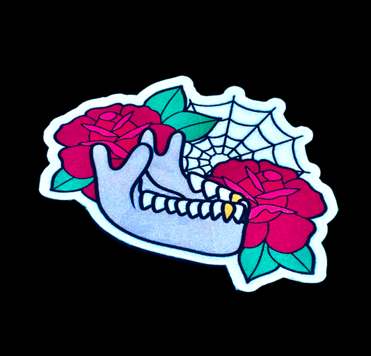 Jaw Bone Sticker. T