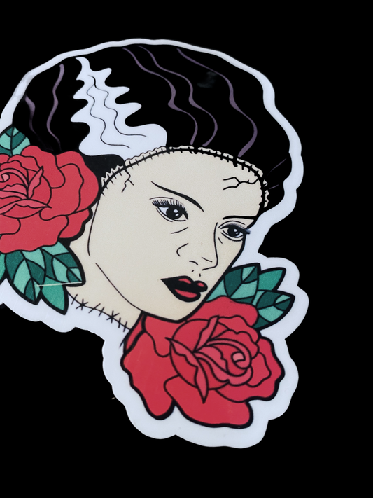 Bride of Frankenstein Sticker.