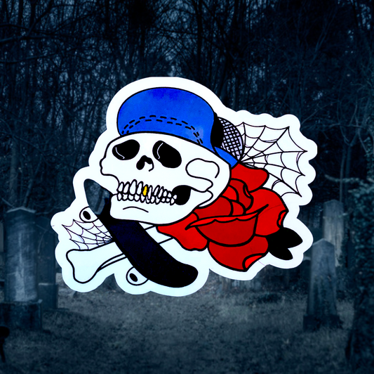 Skate or Die Sticker.